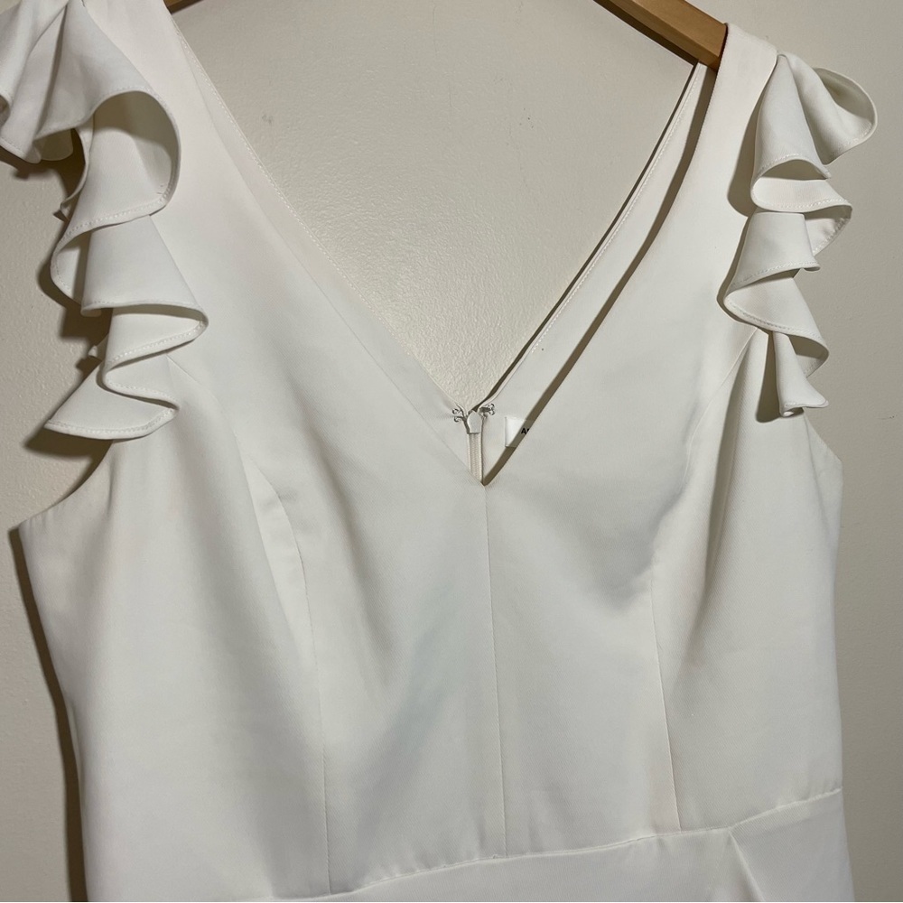 Amanda Uprichard Freeport Romper in Ivory Large - Picture 10 of 10